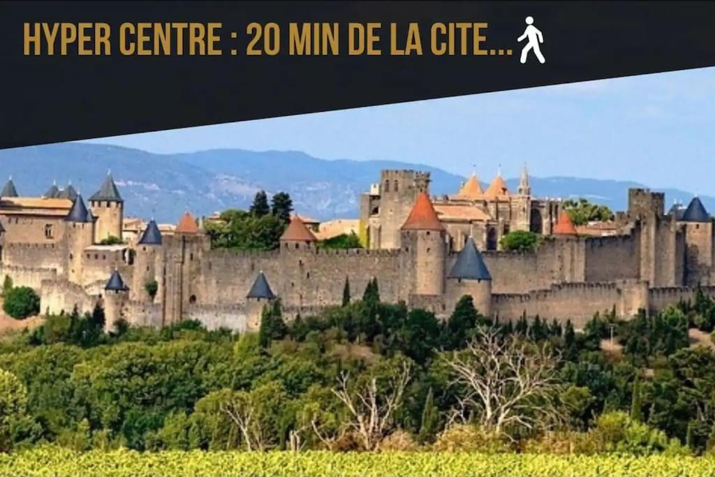 Le 32-bastide St Louis-moderne-parking-clim-cocon * Carcassonne