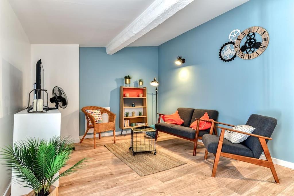Le 32-bastide St Louis-moderne-parking-clim-cocon * Carcassonne